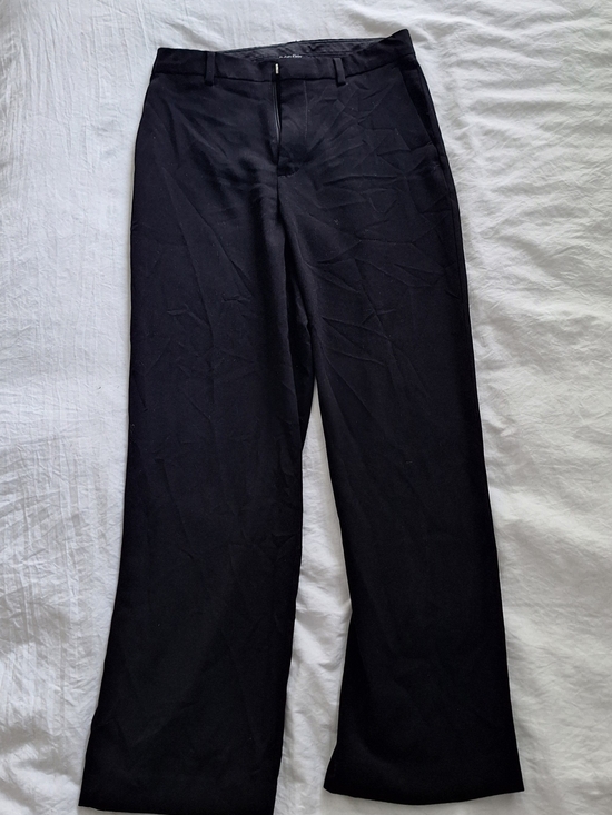 Calvin Klein Pants - Calvin Klein Women's Wide Leg Trouser Pants Size 12R Black Dress Slacks
